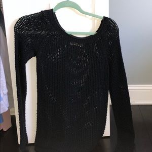navy sweater
